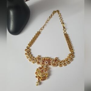 The Regal Gold Ruby, Sapphire Bracelet / Arm Band: A True Testament to Opulence